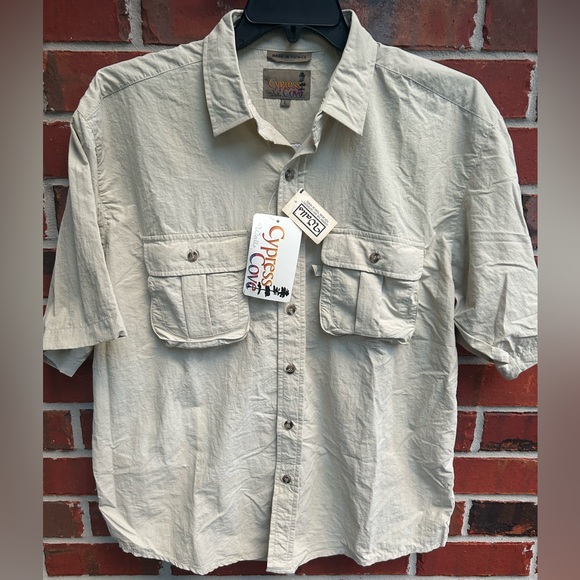 NWT Walls Cypress Cove Men’s Vented Short Sleeve Outdoor Shirt w/Pockets. Large - Picture 1 of 7